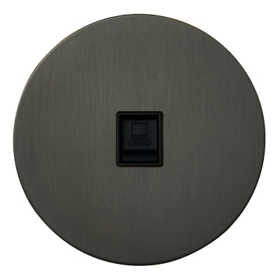 Интернет розетка RJ45 внутр. АРТ (антрацит)