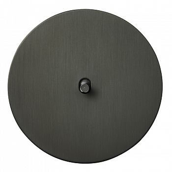 Выключатель внутр. монтажа АРТ (антрацит/цилиндр)