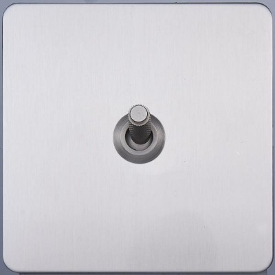 Выключатель рольставни внутр. монтажа Merida (никель) 1 клав. Выключатель рольставни внутр. монтажа Merida (никель) 1 клав.