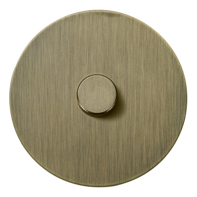 Диммер внутр. монтажа АРТ 1-но клав. (бронза)