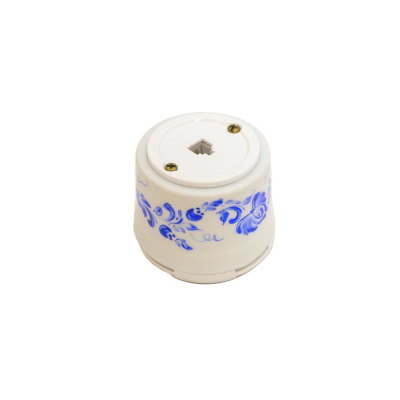 Розетка телефонная Salvador "Гжель"