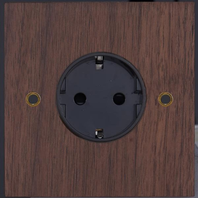 Розетка внутр. монтажа Sevilla (орех) 1 пост