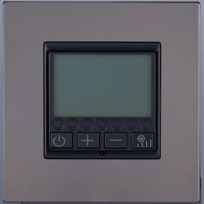 Терморегулятор внутр. монтажа Navarra (темн. хром)