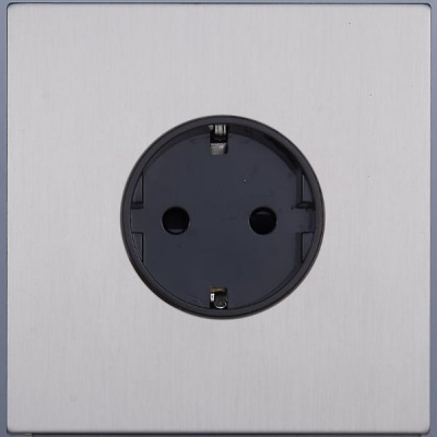 Розетка внутр. монтажа Castilla (никель) 1 пост