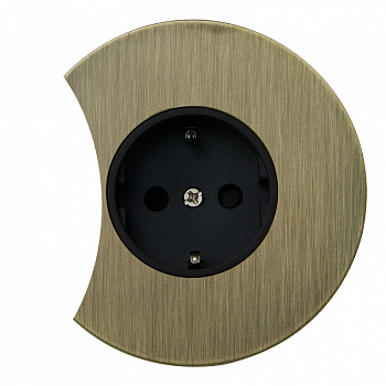 Розетка внутр. монтажа АРТ дополнит. (бронза)