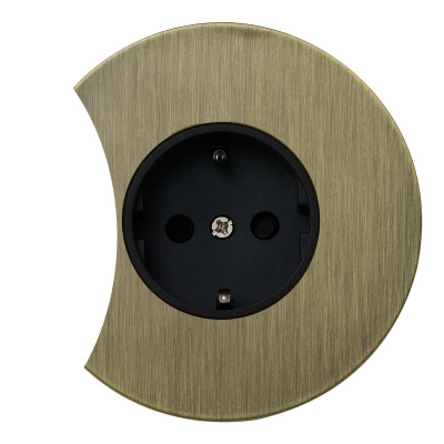 Розетка внутр. монтажа АРТ дополнит. (бронза)