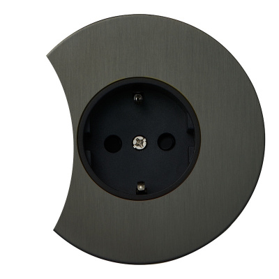 Розетка внутр. монтажа АРТ дополнит. (антрацит)