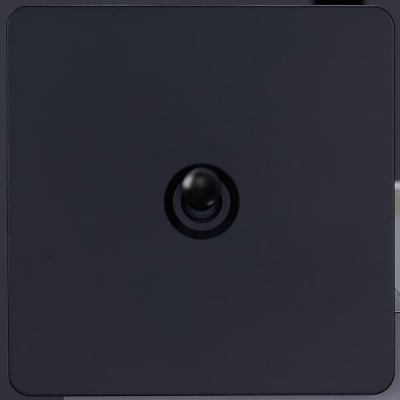 Выключатель рольставни внутр. монтажа Leon (черный) 1 клав.