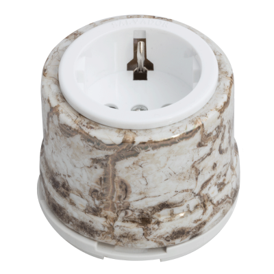 Розетка Salvador "Мрамор"