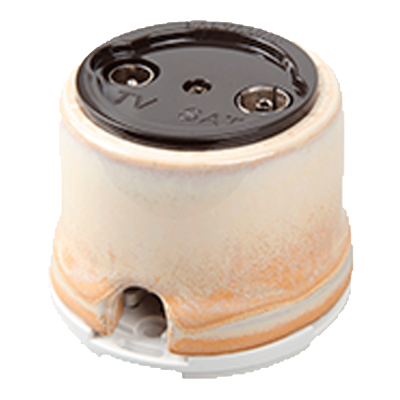 Розетка ТВ Salvador "Ретро" бежевая серия