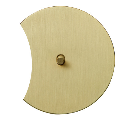 Выключатель внутр. монтажа АРТ дополнит. 1-но клав. (золото/цилиндр)