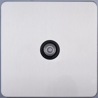 Розетка ТВ внутр. монтажа Merida (никель)