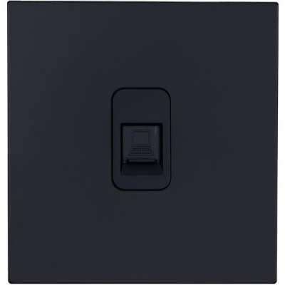 Розетка интернет внутр. монтажа Castilla (черная)