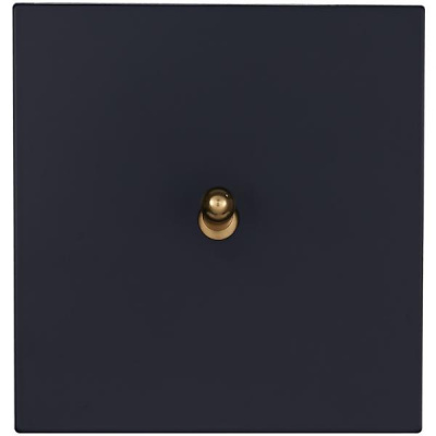 Выключатель рольставни внутр. монтажа Bilbao (черный) 1 клав.