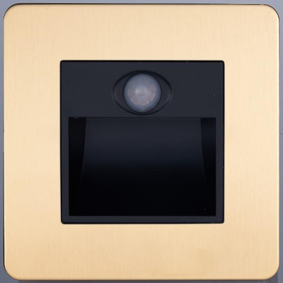 Выключатель подсветки лестницы внутр. мон. Merida (золото)