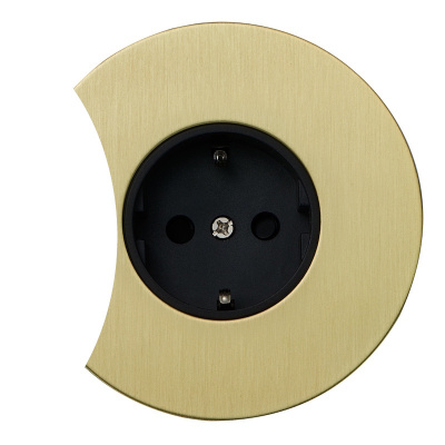 Розетка внутр. монтажа АРТ дополнит. (золото)