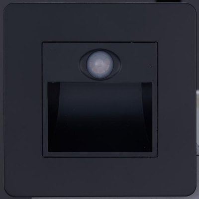 Выключатель подсветки лестницы внутр. мон. Leon (черный)