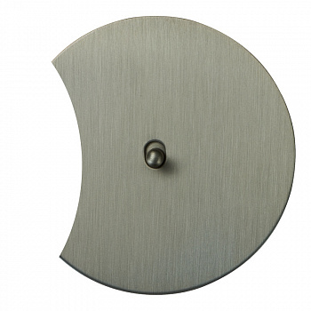 Выключатель внутр. монтажа АРТ дополн. (никель/капля)