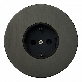 Розетка внутр. монтажа АРТ (антрацит)