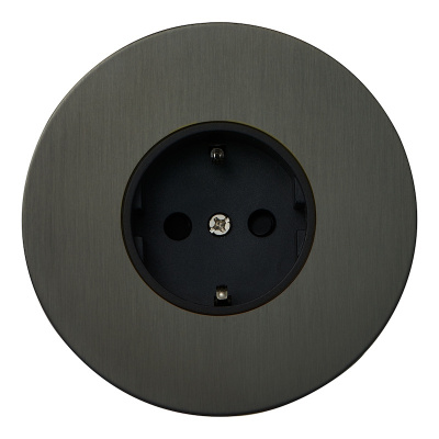 Розетка внутр. монтажа АРТ (антрацит)