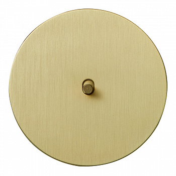Выключатель внутр. монтажа АРТ (золото/цилиндр)