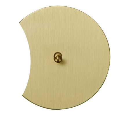 Выключатель внутр. монтажа АРТ дополнит. 1-но клав. (золото/капля)