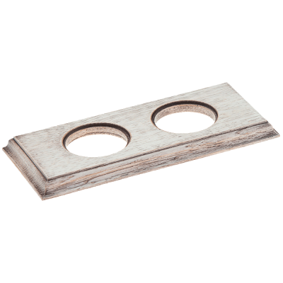 Рамка (прямоугольник) Выбеленный дуб с коричневой патиной для внутреннего монтажа