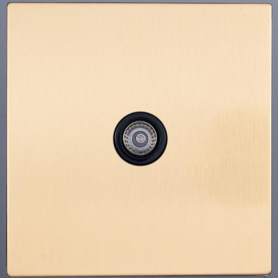 Розетка ТВ внутр. монтажа Asturias (золото)