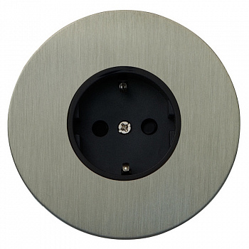 Розетка внутр. монтажа АРТ (никель)