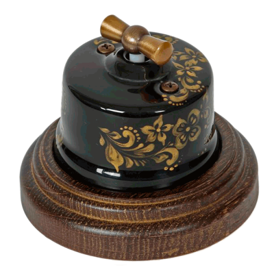 Выключатель Salvador "Золотой орнамент"